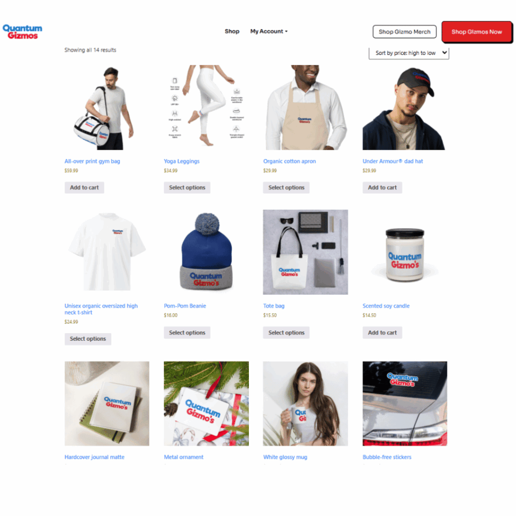 Quantum Gizmos Merch